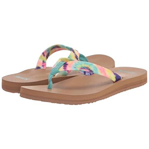 Sanuk Women&apos;s Ashland Soft Top Tie Dye Flip-Flop, ...