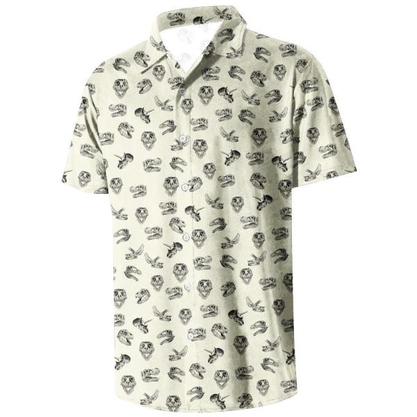 Men&apos;s Hawaiian Shirt for Men Wrinkle Free Casual P...