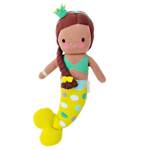 cuddle + kind Pearl The Mermaid Little 13&quot; Hand-Kn...