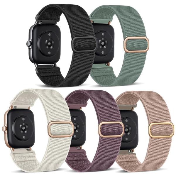 ViCRiOR Stretchy Nylon Solo Loop Watch Bands for A...