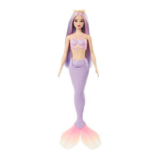 Barbie Mermaid Dolls with Fantasy Hair and Headban...