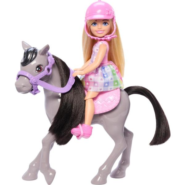 Barbie Set de Juego Chelsea Paseo en Pony para ni?...