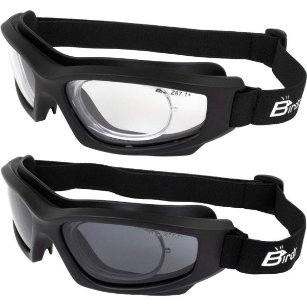 Birdz Eyewear Flyer Sports スカイダイビングゴーグル ANSI Z81+ ...