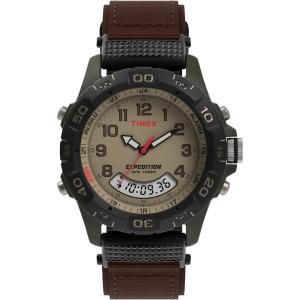 タイメックスTIMEX 腕時計 エクスペディション コンボ ブラウン文字盤 ブラウンナイロンストラップ T45181 メンズ  時計の商品画像