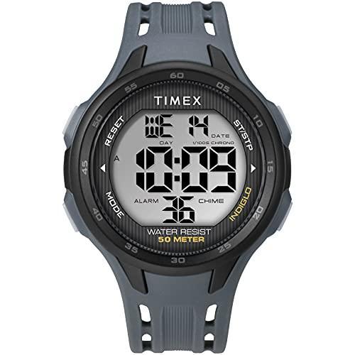 Timex Men&apos;s DGTL Sport 45mm Watch ? Blue Case with...