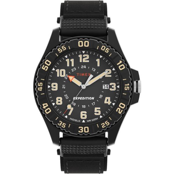Timex Men&apos;s Acadia 42mm Watch - Orange Strap Black...