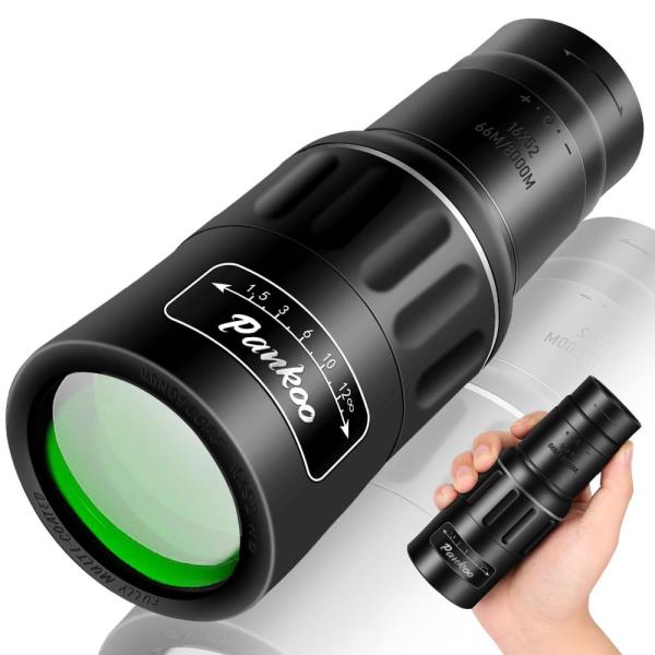 16X52 Monocular Telescope, 2023 High Power Prism C...