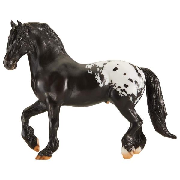 Breyer 従来の1/9モデルの馬 - ハーレー（有名な競走馬のポニー） 黒白