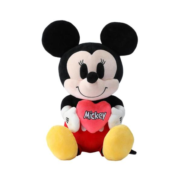 MINISO ディズニー ハートぬいぐるみ ミッキーマウス 抱きしめたくなる仲間 魔法の抱擁 コレク...
