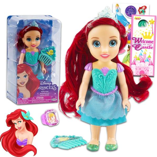 Disney Princess Ariel Doll and Comb Set ~ 4 Pc The...