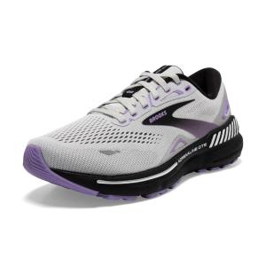 Brooks Women’s Adrenaline GTS 23 Supportive Running Shoe - Grey/Black/Purplの商品画像