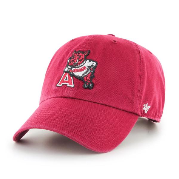 NCAA Arkansas Razorbacks Clean Up Adjustable Hat, ...