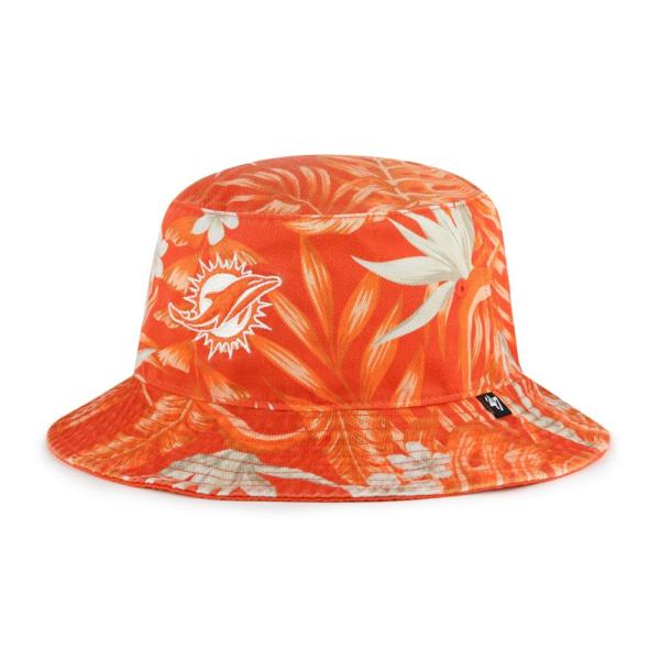 47 Men&apos;s Orange Miami Dolphins Tropicalia Bucket H...