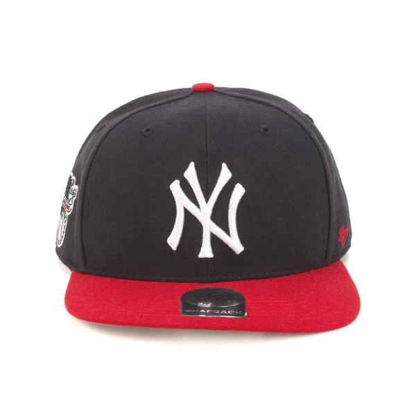 New York Yankees MLB 47 ブランド ネイビー シュアショット トー調 フラット...