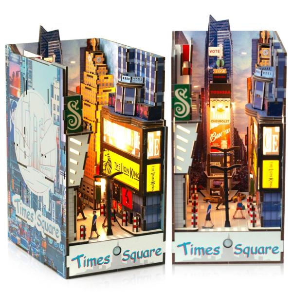 Woven Mahogany Times Square NYC Book Nook Kit for ...