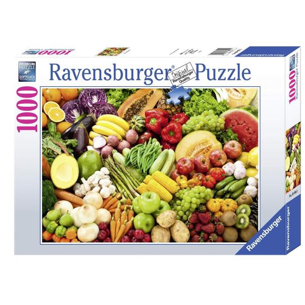 Ravensburger Puzzle 1000 Pieces Fruit and Vegetabl...