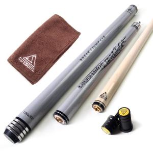 CUESOUL FIRE ブレイク/ジャンプキュー 58インチ 19オンス 13mm キューチップ ハードカナディアンメープルシャフト グレー