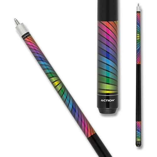 Action Impact - Billiards Pool Cue Stick - Rainbow...