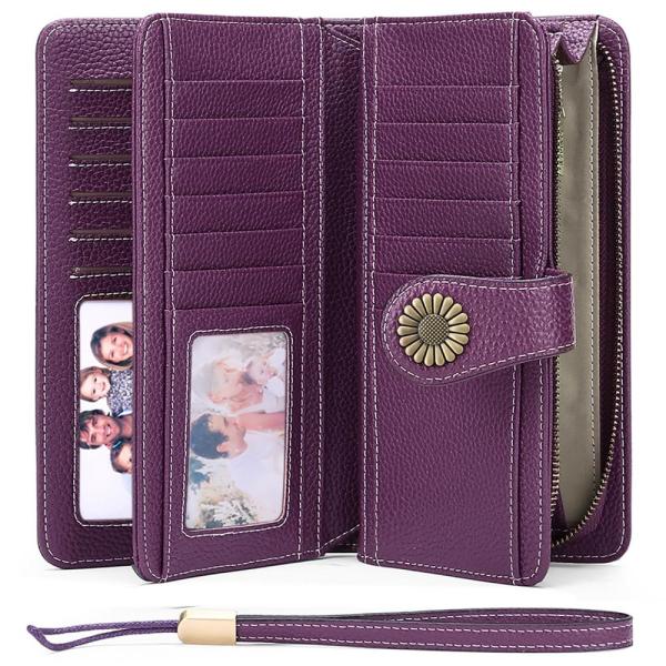 SENDEFN Wallets for Women Genuine Leather Credit C...
