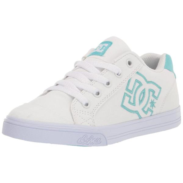 DC Unisex-Child Chelsea Youth Skate Shoe, White/Mi...