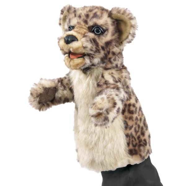 フォークマニス Folkmanis ヒョウ柄カブステージパペット