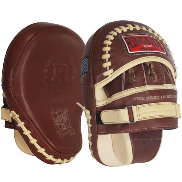 Ringside Heritage パンサー 本革 ボクシング MMA パンチミット タン 15オン...