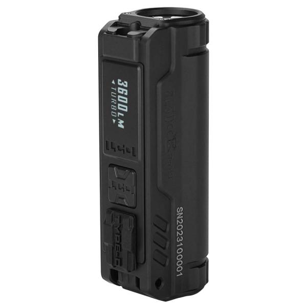 IMALENT BL50 充電式 EDC 懐中電灯 3600ルーメン UVライトとホワイトLED 高...