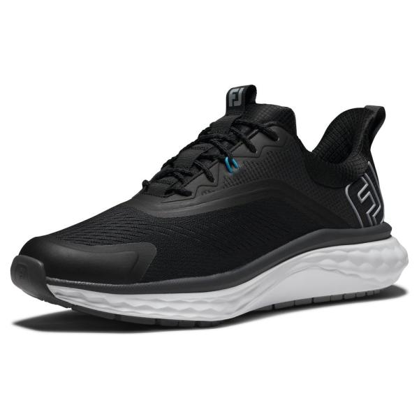 FootJoy Men's FJ Quantum Golf Shoe, Black/Black/Wh...