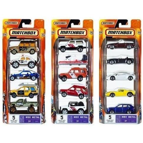 マッチボックスおもちゃの車とトラック15個セット1:64スケールのダイキャスト車両がテーマの5パック...