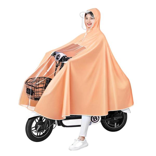 Fockety Rain Poncho, Waterproof Reusable All Round...