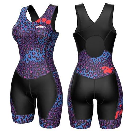 Wixen Race Back Suit Triathlon Suit Women One Piec...