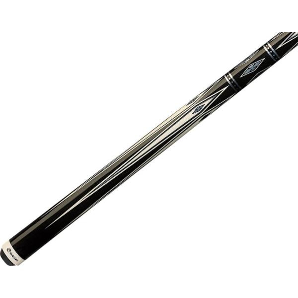 Players G-3372 グラフィック ブラックとホワイト ドロップポイント シルバーダイヤモン...