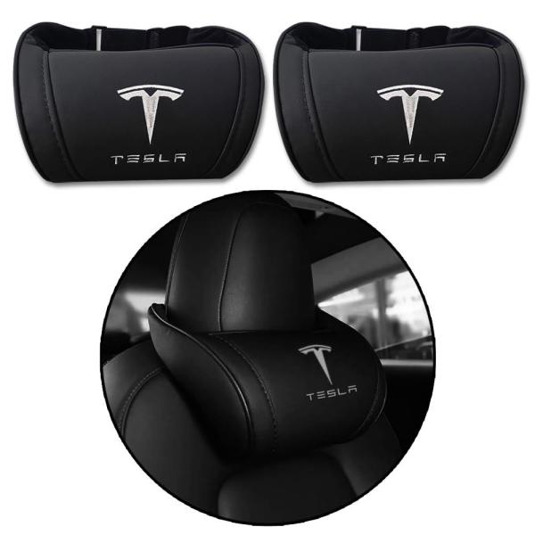 CoolKo Tesla Model S X 3 Y &amp; Cybertrack 車用ヘッドレストネッ...