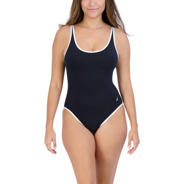 Nautica Women's Standard One Piece Swimsuit ? Slim...