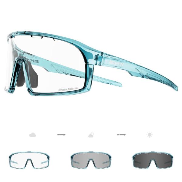 SCVCN Photochromic Cycling Glasses Sports Sunglass...
