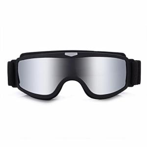 QERMXYRI Ski Goggles，Vintage Motorcycle Cycling Glasses For Cafe Racer Dirt