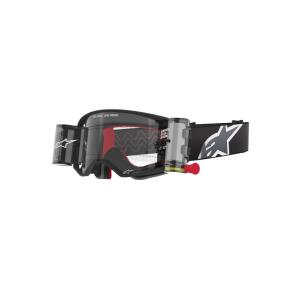 Alpinestars Supertech Roll Off MX ATV MTB オフロード レース ゴーグル (ブラック/グレー - クリアロール