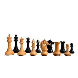 The Chess Empire--The American Staunton 4インチ ボックスウッド & 黒檀