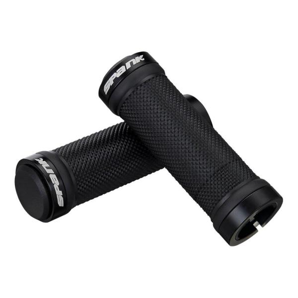 Spank Spoon Grom自転車グリップ ブラック