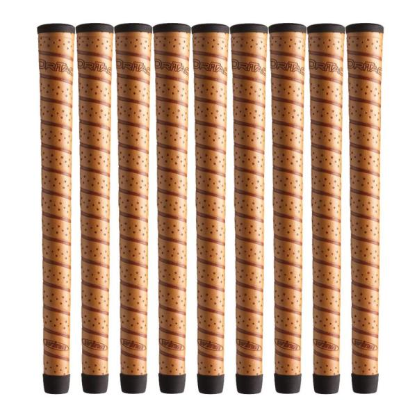 (Jumbo, Copper) - Winn Dri-Tac Wrap 9 Piece Golf G...