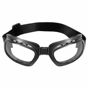 QERMXYRI Ski Goggles，Foldable Vintage Motorcycle Glasses Windproof Goggles
