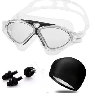 TEOYETTSF Swimming Goggles Anti-fog Waterproof Adult Pool Glasses with Earp