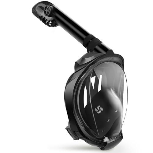 Greatever G2 フルフェイスシュノーケルマスク ドライトップシステム 折りたたみ式 180...