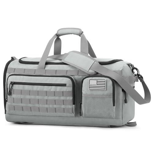 G4Free 50L タクティカルバックパック 調節可能なストラップ付き ミリタリーダッフルバッグ ...