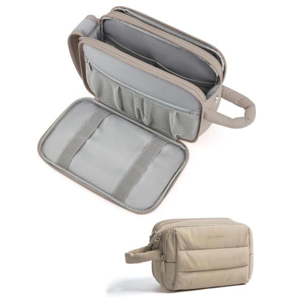 BAGSMART Travel Toiletry Bag for Women, Puffy Cosm...