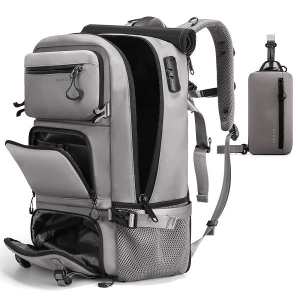 FUTURE AESTHEICS トラベルバックパック 機内持ち込み可 メンズ ビジネス ウィークエ...