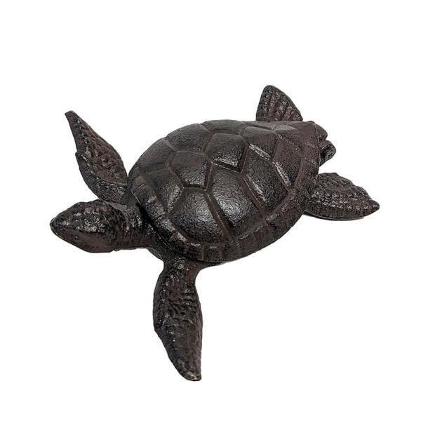 Treasure Gurus Cast Iron Turtle Hide A Spare House...