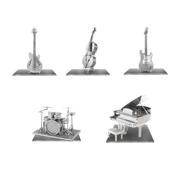メタルアースMetal Earth Set of 5 3D Laser Cut Instrument...