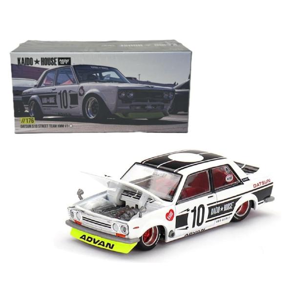 【並行輸入品】ダイカストモデルカー Kaido House x Mini GT 1:64 Datsu...