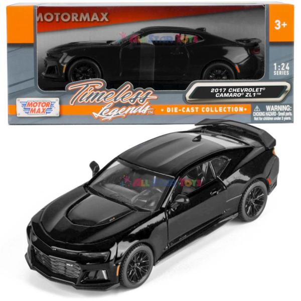【並行輸入品】Motormax 79351 2017 シボレー カマロ ZL1 ブラックメタリック ...